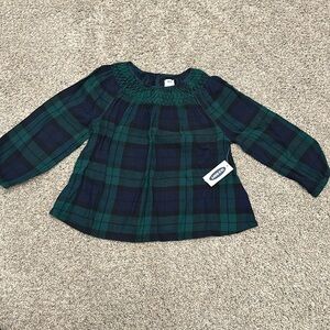 Old navy long sleeve Campbell plaid shirt